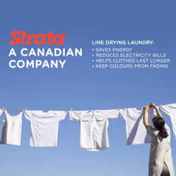 Strata Urban Grey Harmony Clothesline Outdoor Heavy Duty Kit - 150 Feet Galvanized Wire PVC Coating  6.5"" Clothesline Pulley 2pcs  Metal Mini Winch T