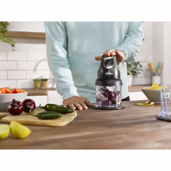 Ninja Professional Stackable Chopper 200W - NJ1002UKBK - Black