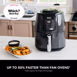 Ninja AF100UK fryer Single 3.8 L Stand-alone 1550 W Hot air fryer Black - Additional view 5