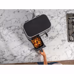 Ninja Foodi Double 7.6 L Stand-alone 2400 W Hot air fryer Black, Silver - Additional view 8