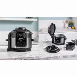 Ninja OP350UK, Foodi 9-in-1 Multi-Cooker 6L, Black/Silver - Additional view 6