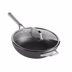 Ninja Foodi ZEROSTICK, Round, Wok/Stir-Fry pan, Grey, Ceramic, 260 °C, Aluminium