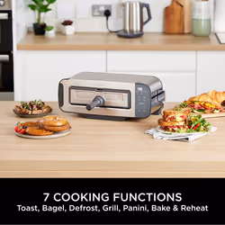 Ninja Foodi 3-in-1 Toaster, Grill & Panini Press [Stainless Steel] ST202UK - Additional view 7