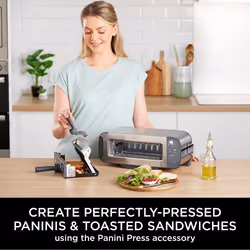 Ninja Foodi 3-in-1 Toaster, Grill & Panini Press [Stainless Steel] ST202UK - Additional view 8