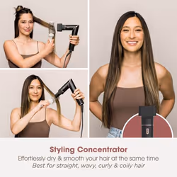 Shark HD440UK hair styling tool Hair styling kit Warm Black, Rose gold 1400 W 2.44 m - Additional view 6