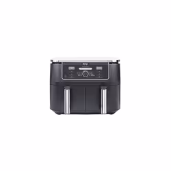 MAX Dual Zone Air Fryer [AF400UK] 9.5L, 2 Drawers, 6 Functions, Black