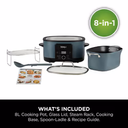 Ninja Foodi 8-in-1 PossibleCooker, Sea Salt Grey [MC1001UK] - Additional view 4