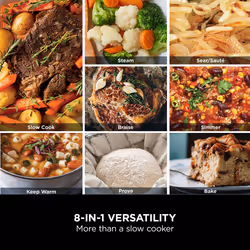 Ninja Foodi 8-in-1 PossibleCooker, Sea Salt Grey [MC1001UK] - Additional view 6