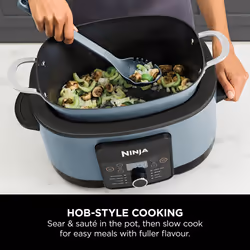 Ninja Foodi 8-in-1 PossibleCooker, Sea Salt Grey [MC1001UK] - Additional view 7