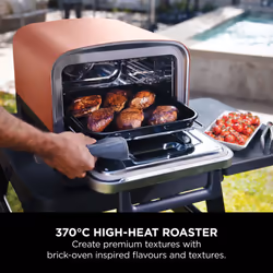 Ninja OO101UK outdoor barbecue/grill Electric Steel, Terracotta 2400 W - Additional view 4
