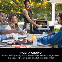 Ninja OO101UK outdoor barbecue/grill Electric Steel, Terracotta 2400 W - Additional view 8