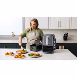 Ninja SL400UK, Double Stack XL 9.5L Air Fryer, Black - Additional view 6