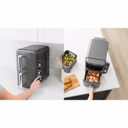 Ninja SL400UK, Double Stack XL 9.5L Air Fryer, Black - Additional view 7