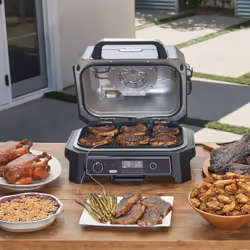 Ninja OG850EU outdoor barbecue/grill Electric Black, Grey 1700 W