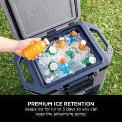 Ninja FrostVault 30QT/28L Hard Cooler with Dry Zone, Slate Grey FB131UKGY - Additional view 4