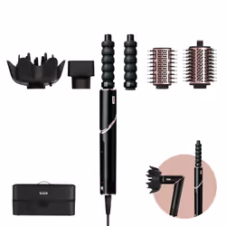 Shark FlexStyle, Multistyler, Warm, Buttons, Straight barrel-shaped, Black, 2.5 m