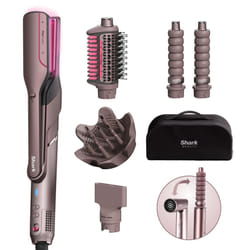 Shark FlexFusion Multi Hot Air Styler, Hair Dryer & Ceramic Straightener with 5 Styling Attachments, No Heat Damage, Scalp Shield, Storage Case ?