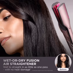 Shark FlexFusion Multi Hot Air Styler, Hair Dryer & Ceramic Straightener with 5 Styling Attachments, No Heat Damage, Scalp Shield, Storage Case ?