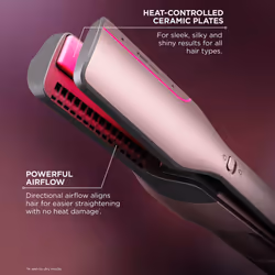 Shark FlexFusion Multi Hot Air Styler, Hair Dryer & Ceramic Straightener with 5 Styling Attachments, No Heat Damage, Scalp Shield, Storage Case ?