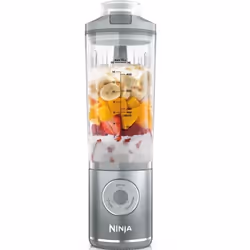 Ninja BC251EUSL, Portable blender, 0.57 L, Ice crushing, Silver, Transparent