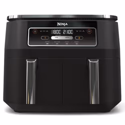 Ninja AF200EU, Hot air fryer, 7.6 L, 1.6 kg, 240 °C, Double, Black