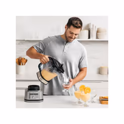 Ninja Foodi Power Blender & Processor 3-in-1 Blender and Food Processor 1400WP 6 Auto-iQ Presets - Cloud Silver