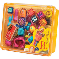 B. toys Bristle Block Spinaroos Official Toy Building Blocks for Toddlers 75 pcs