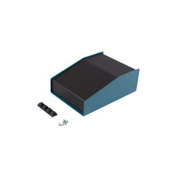 Hammond 1456CE2BKBU Sloped Enclosure 146x102x56mm Aluminium Blue/Black