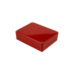 Hammond 1590XXRD Aluminium 'Stomp Box' Enclosure Red (145 x 121 x 39mm)