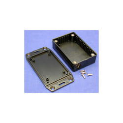 Hammond 1591MFLBK Multipurpose FRABS Enclosure Flanged Lid 85 x 56 x 26 Black
