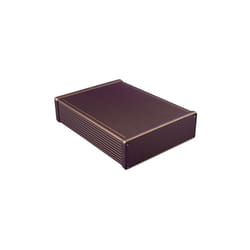 Hammond 1455T2201BK Extruded Aluminium Enclosure 223x160x51.5mm Black