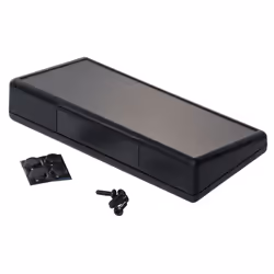 Hammond 1599ETSBK Sloping Console FRABS 170x85.5x34/18mm Flame Retardant Black