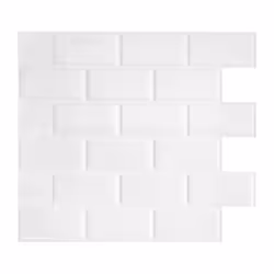 SMART TILES Peel and Stick Backsplash - 10 Sheets of 10.95"" x 9.70""