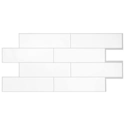 SMART TILES Peel and Stick Backsplash - X-Large 5 Sheets of 22.56"" x