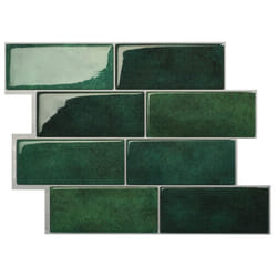 SMART TILES Peel and Stick Backsplash - 5 Sheets of 11.56"" x 8.38"" -