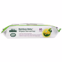 Aleva Naturals, Bamboo Baby Wipes, 80 Wipes