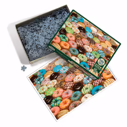 Cobble Hill Doughnuts Jigsaw puzzle 1000 pc(s) Food & drinks