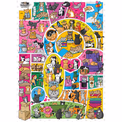 Cobble Hill Doodlecats | 1000 Piece - Additional view 2