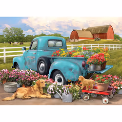 Cobble Hill Flower Truck | 1000 Piece