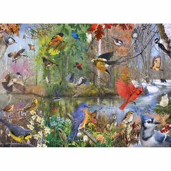 Cobble Hill Birds of the Season | 1000 Piece - Additional view 2