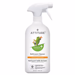 ATTITUDE Bathroom Natural Multipurpose Spray Cleaner, Ideal for Hard Surfaces and Toilet, Hypoallergenic Biodegradable Vegan  ...