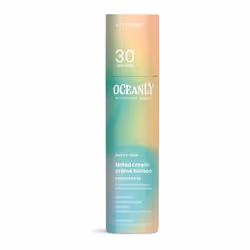 ATTITUDE Oceanly Tinted Face Cream Stick with SPF 30 EWG Verified Plastic-Free Broad Spectrum UVA/UVB Protection with Zinc ...