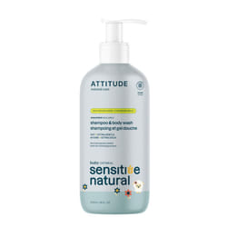 ATTITUDE 2-in-1 Shampoo and Body Wash for Baby  EWG Verified  Plant- and Mineral-Based Ingredients  Vegan and Cruelty-Free Products for Sensitive Skin