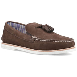) Sperry Authentic Original Leather Men's Mink Loafers - Brown, 12 (Adults'