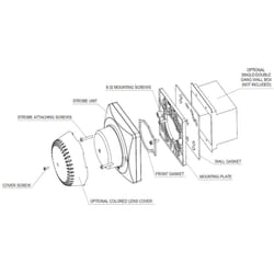 Algo 64-00110 speaker mount Wall Metal