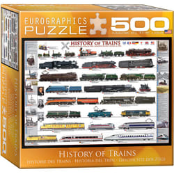 Eurographics History of Trains (500pcs) Jigsaw puzzle 500 pc(s) Vehicles