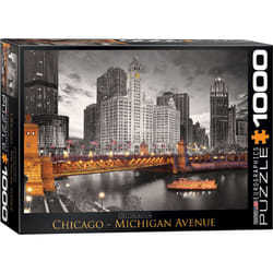 Eurographics Chicago Michigan Avenue Jigsaw puzzle 1000 pc(s) City