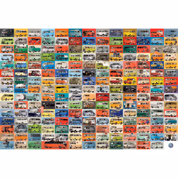 Eurographics The VW Groovy Bus Jigsaw puzzle 1000 pc(s) Vehicles