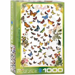 Eurographics Butterflies 1000pcs, 1000 pc(s), Animals