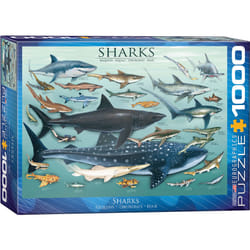 Eurographics Sharks 1000pcs Jigsaw puzzle 1000 pc(s) Animals